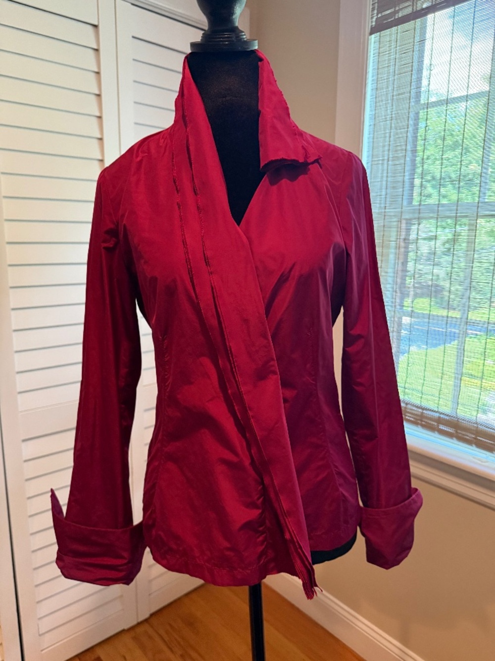 Katharina Hovman Taffeta asymmetrical blouse